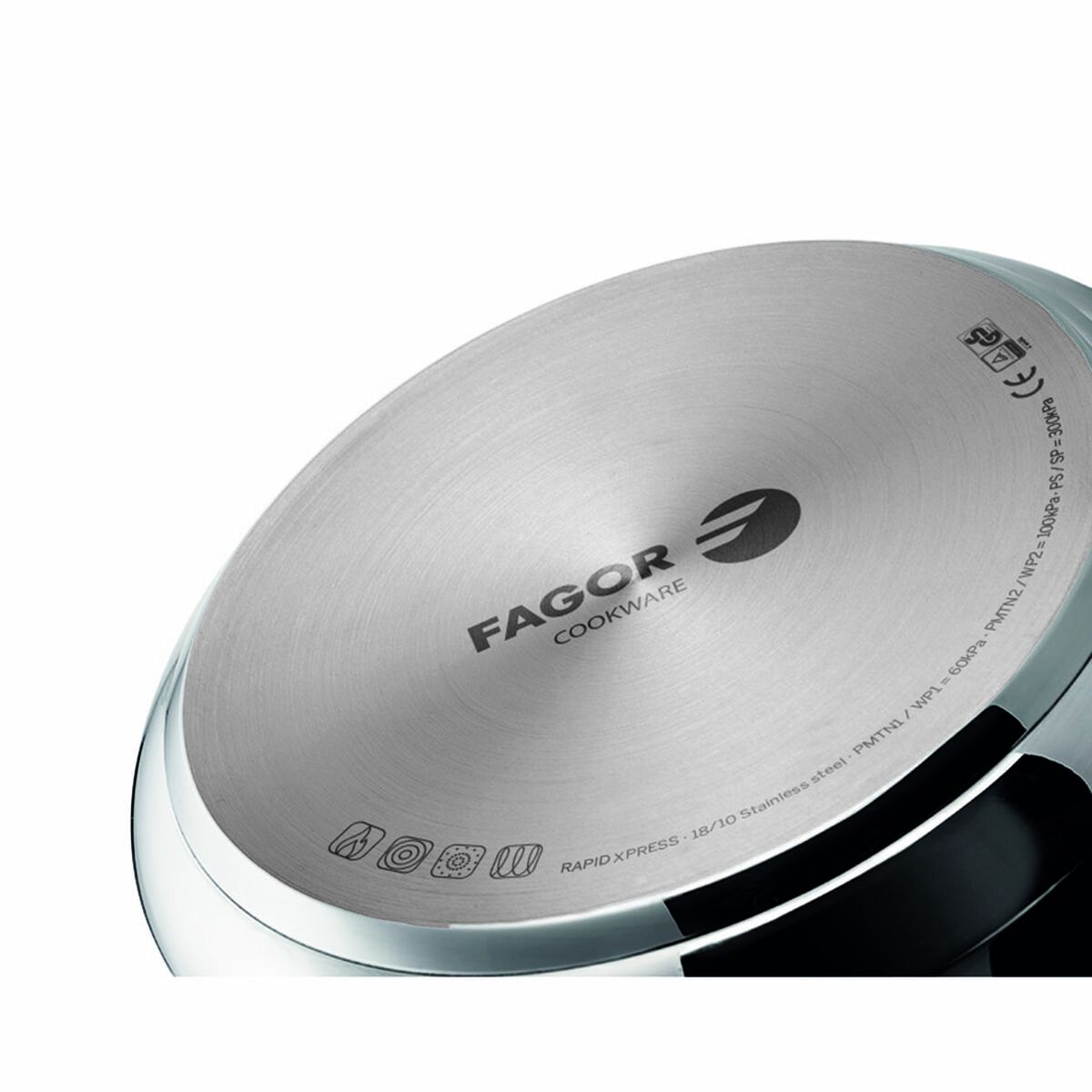 Სკარლეტის ნაკრები Fagor Rapid უჟანგავი ფოლადი 18/10 2 საგნები-4