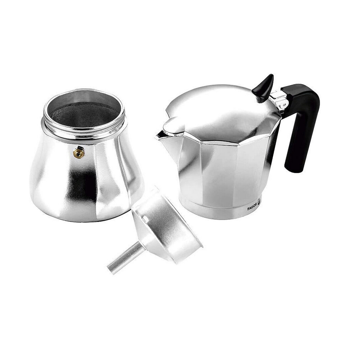 Итальянская Kофеварка FAGOR Cupy Алюминий (9 Чашки)-3