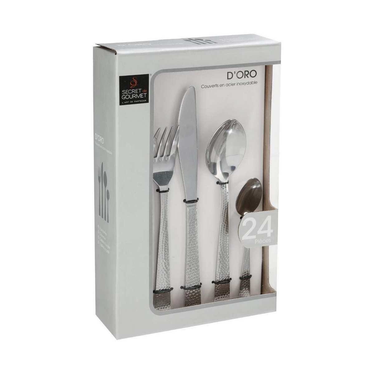 Столовые приборы Secret de Gourmet D'ORO INOX 24 Предметы-2