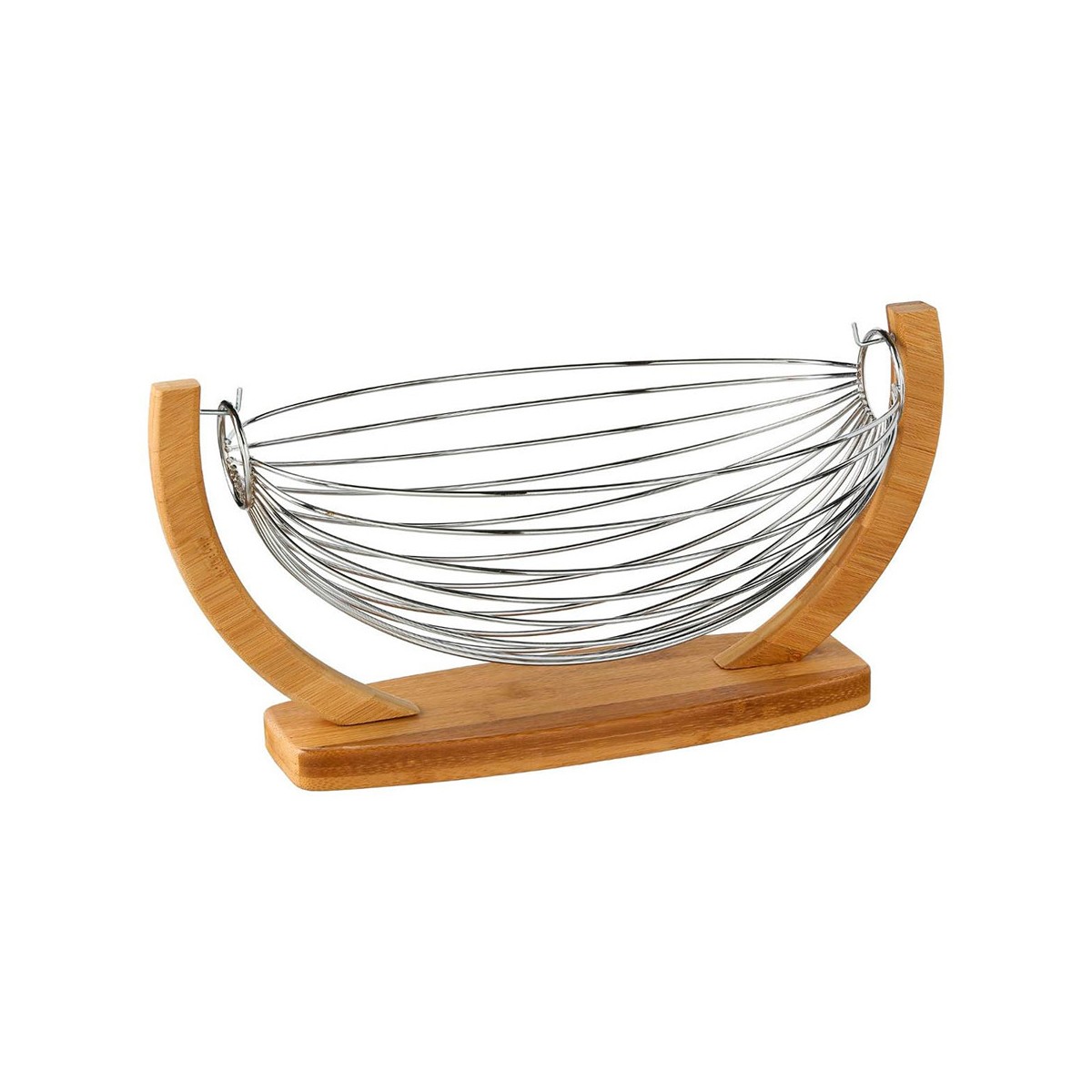 Fruit Bowl 5five Swing Stainless Chrome Steel (36.5 x 21 x 18.5 cm)-2