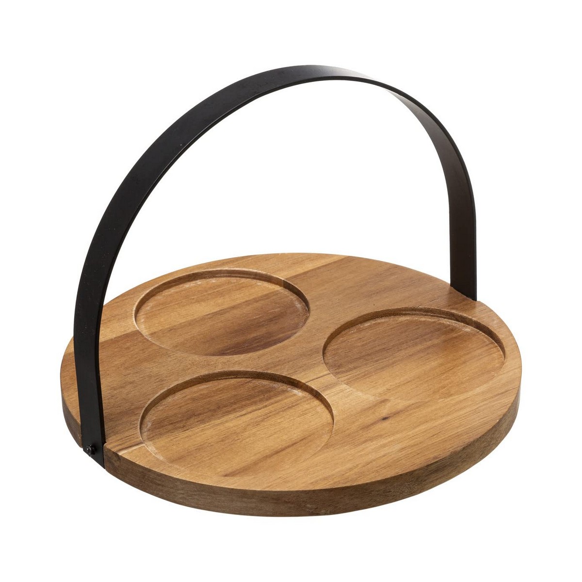 Комплект для аперитива Secret de Gourmet Чёрный Керамика 4 Предметы (Ø 21 cm)-2