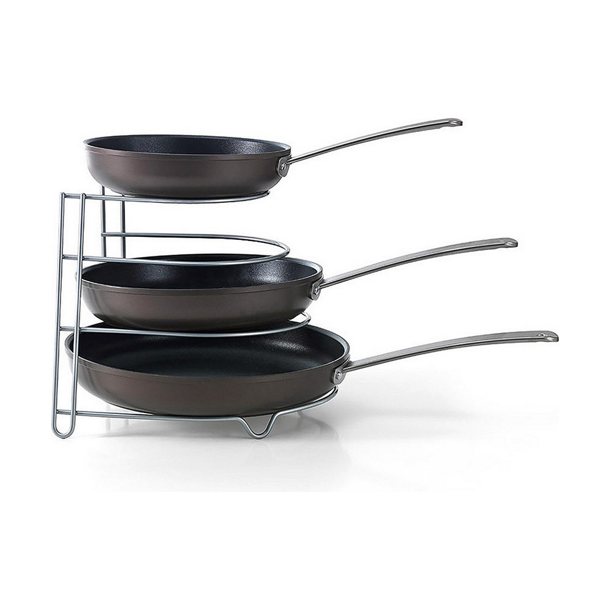 Органайзер сковород Metaltex Canyon Металл (23 x 27 x 23 cm)-2