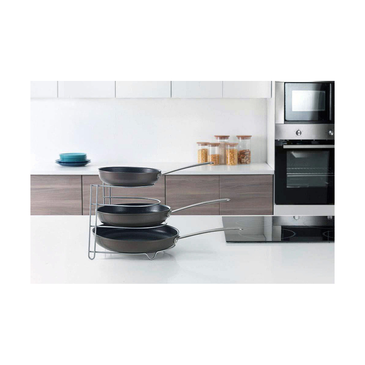 Органайзер сковород Metaltex Canyon Металл (23 x 27 x 23 cm)-4