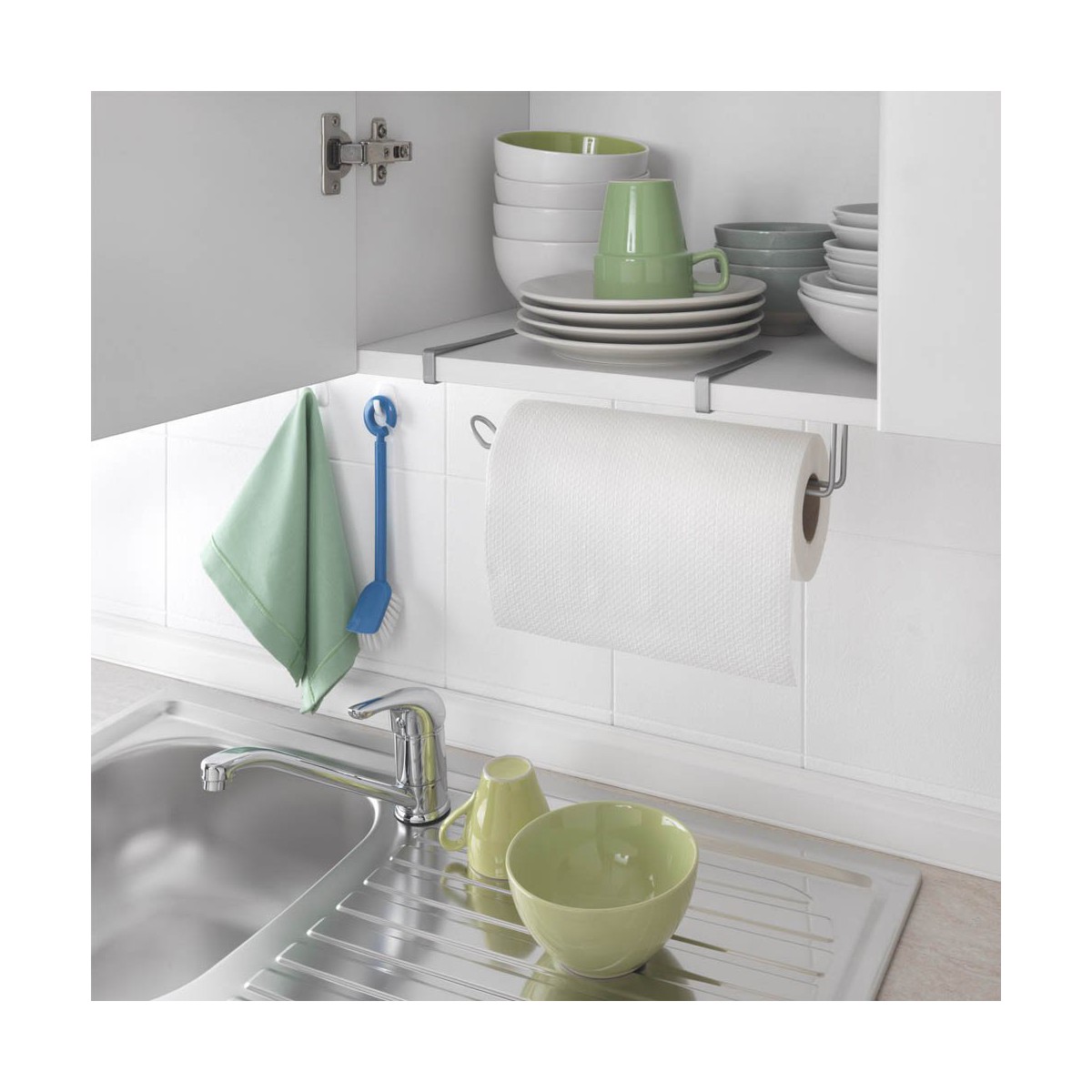Metaltex Easy-Roll Kitchen Paper Holder (35 x 18 x 10 cm)-4