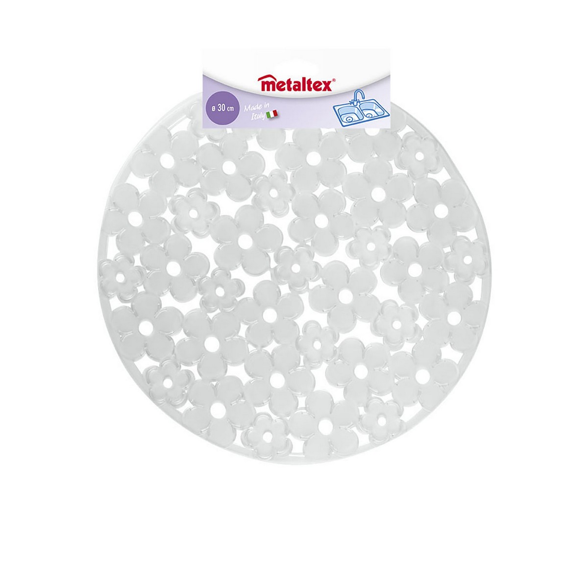 Washing dryer Metaltex Round PVC Translucent (Ø30 cm)-2