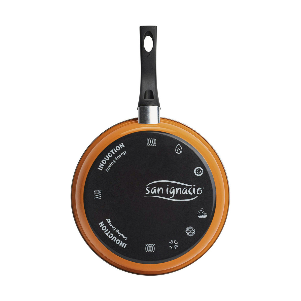 Pan San Ignacio valencia bgeu2521 Orange Steel Multicolored Enameled Steel 28 x 5 cm-3