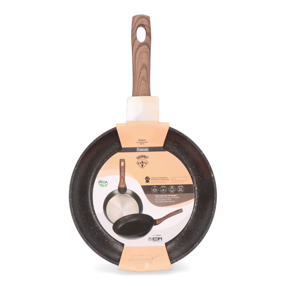 EDM Eneas 30 cm non-stick frying pan-3