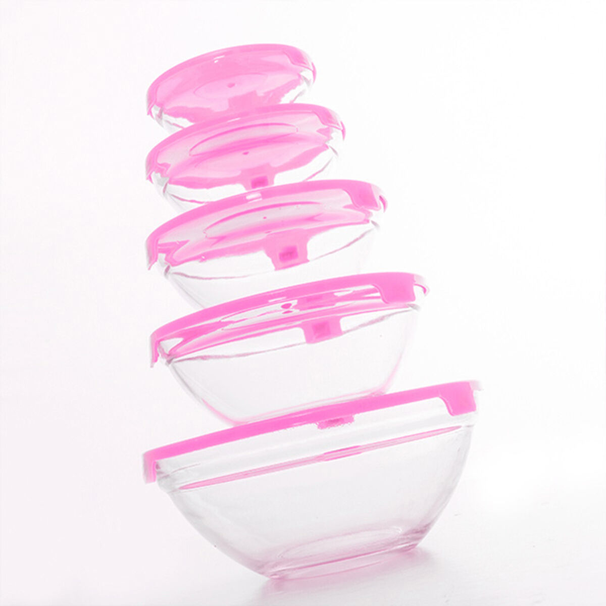 Набор судков 5 Glass EH Синий Прозрачный-4