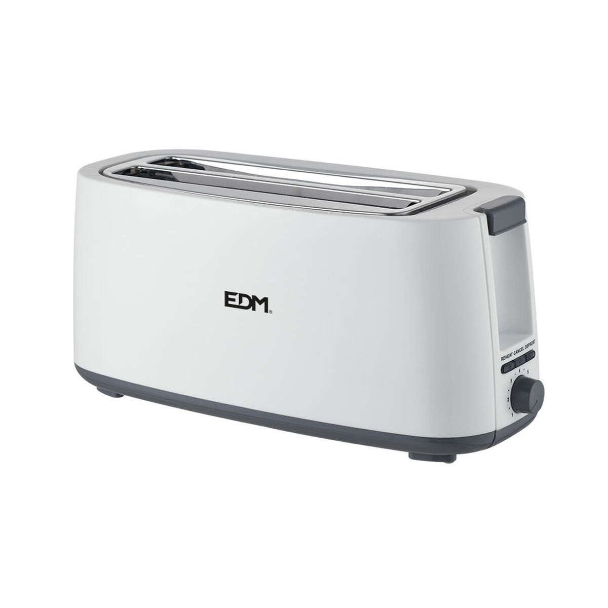 Тостер EDM White Design Двойной слот 1400 W-4