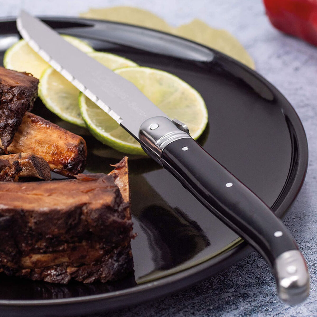 Набор ножей для мяса 3 Claveles Bistro 11,5 cm (4 штук)-5