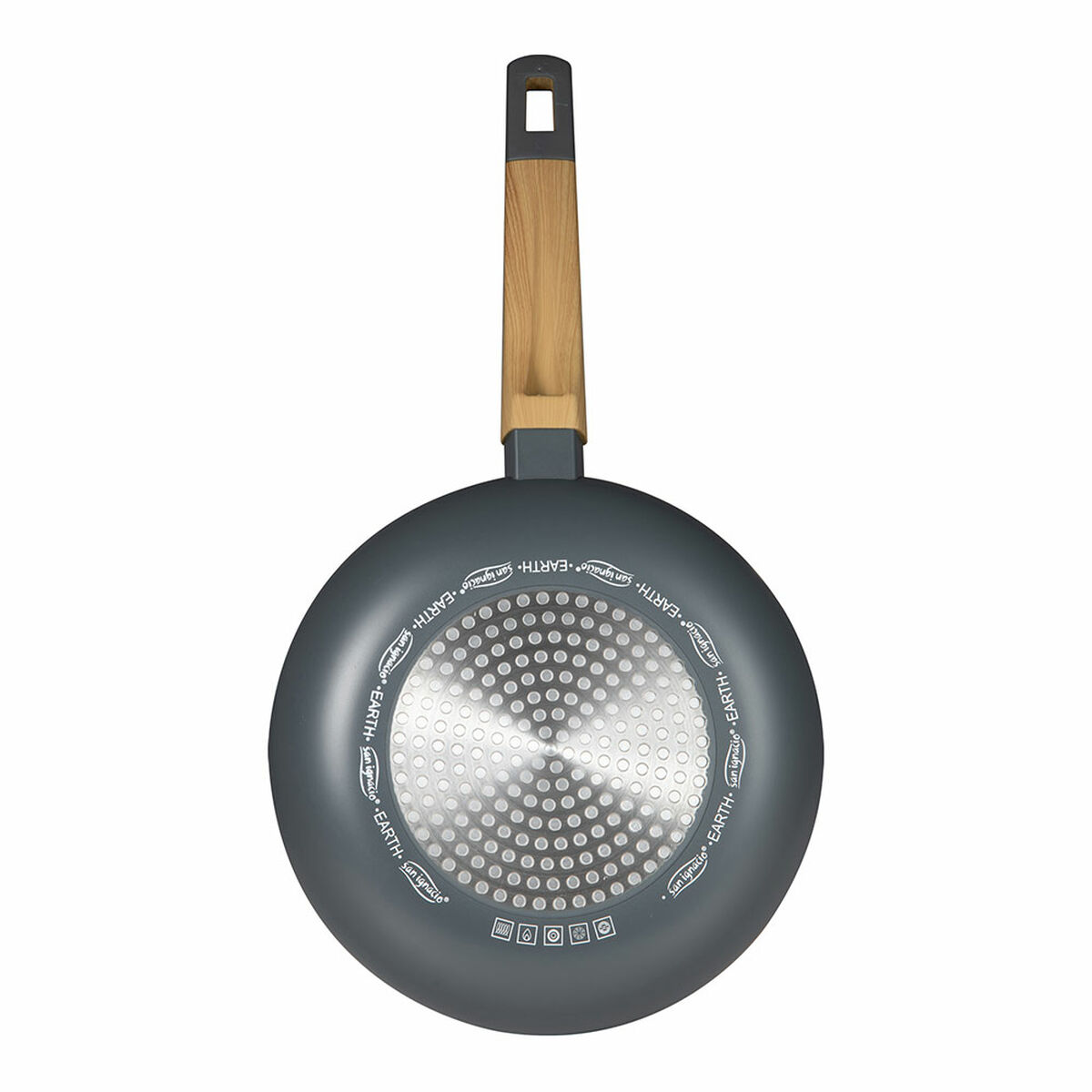 Pan San Ignacio Earth Grey SG-6753 Grey Aluminium Ø 28 x 6.4 cm-4
