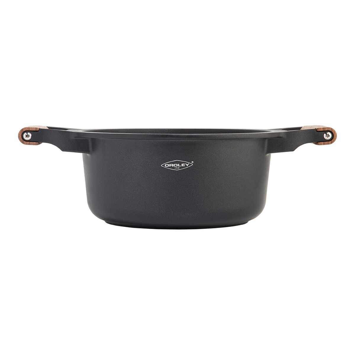 Oroley Nature Wooden Lid Pan 20 cm Cast Aluminum-3