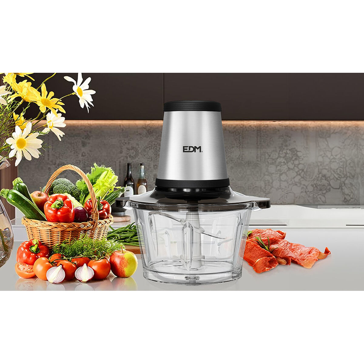 Мясорубка EDM 07791 Нержавеющая сталь 350 W 1,8 L-6