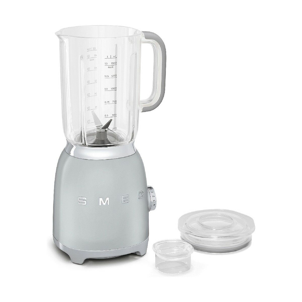 Миксер с колбой Smeg BLF01SVEU Серебристый 800 W 1,5 L-6