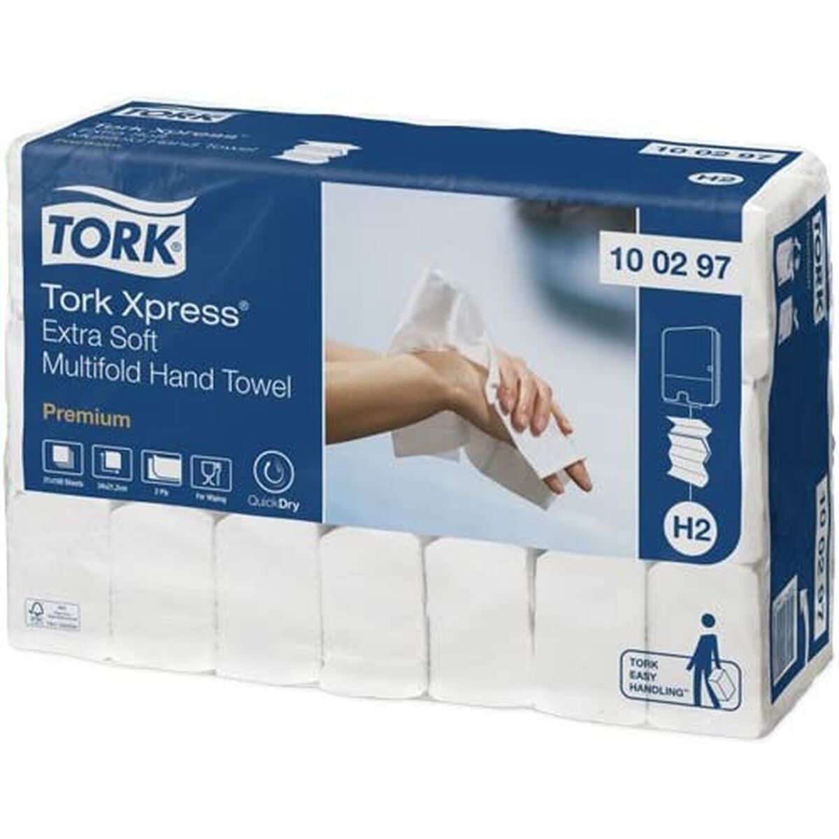 Бумажные полотенца для рук Tork Pack Белый (21 штук)-2