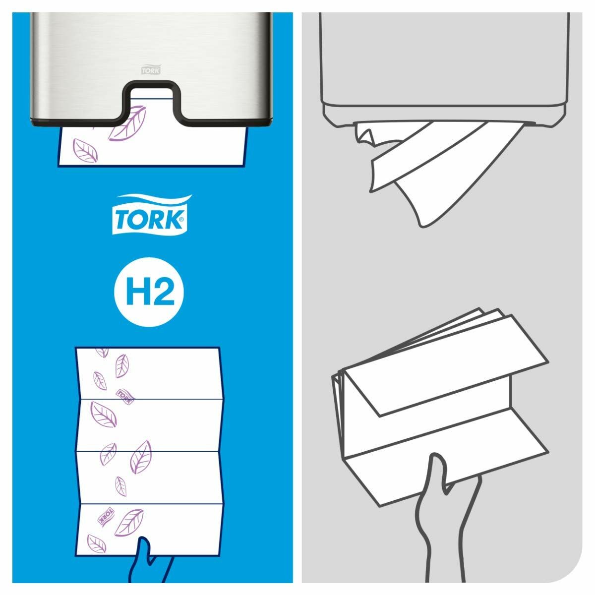 Бумажные полотенца для рук Tork Pack Белый (21 штук)-5