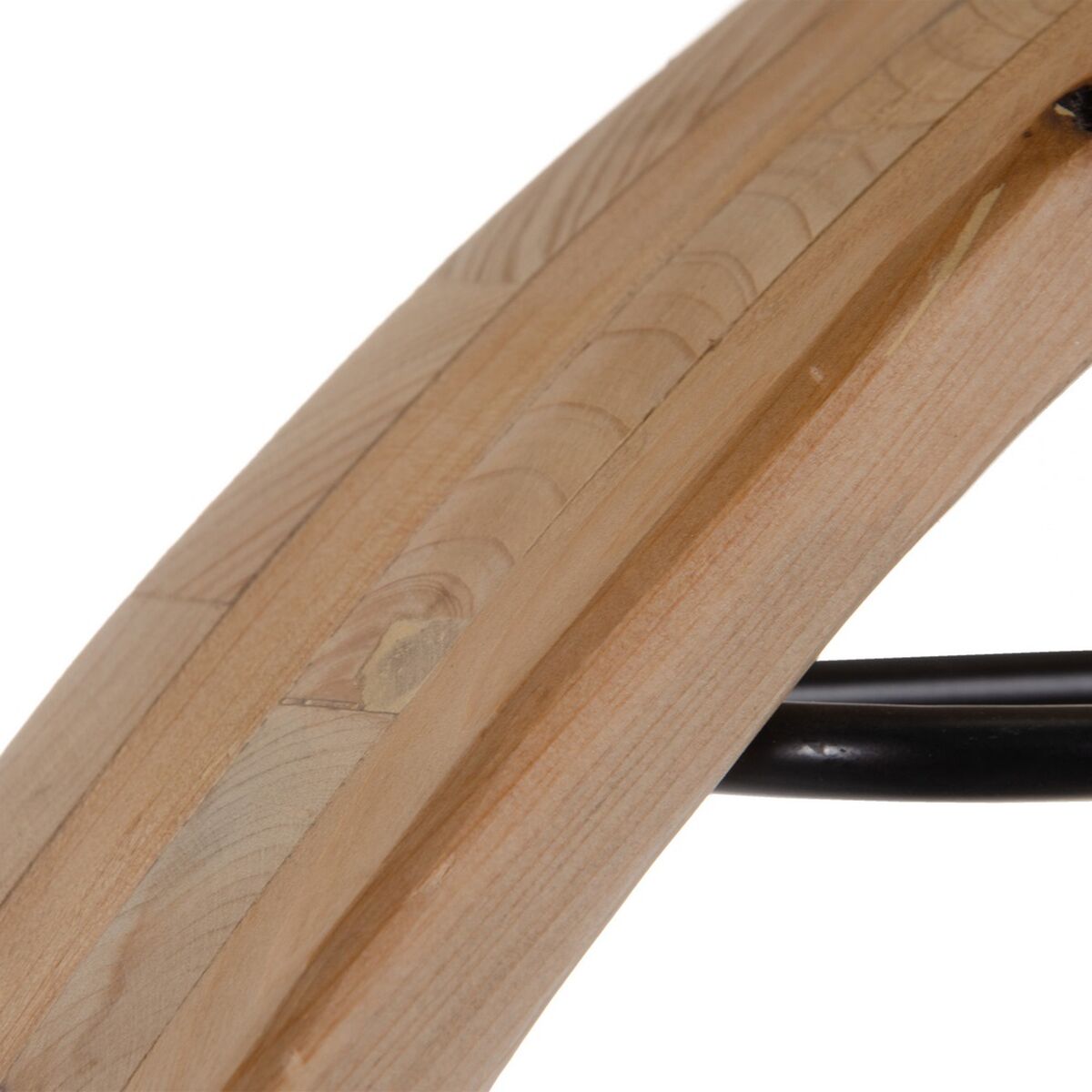 Şişe standı 89. 5 x 8 x 89. 5 cm Doğal Siyah Metal Ahşap-3