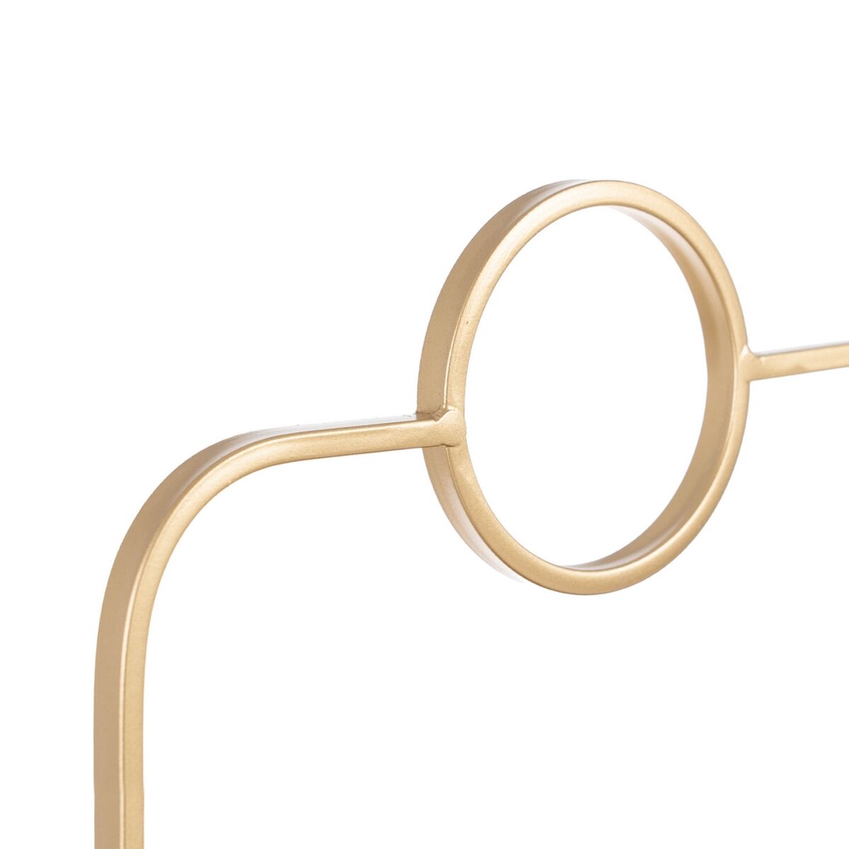 Поднос для закусок 26,5 x 25 x 50 cm Позолоченный Металл-4