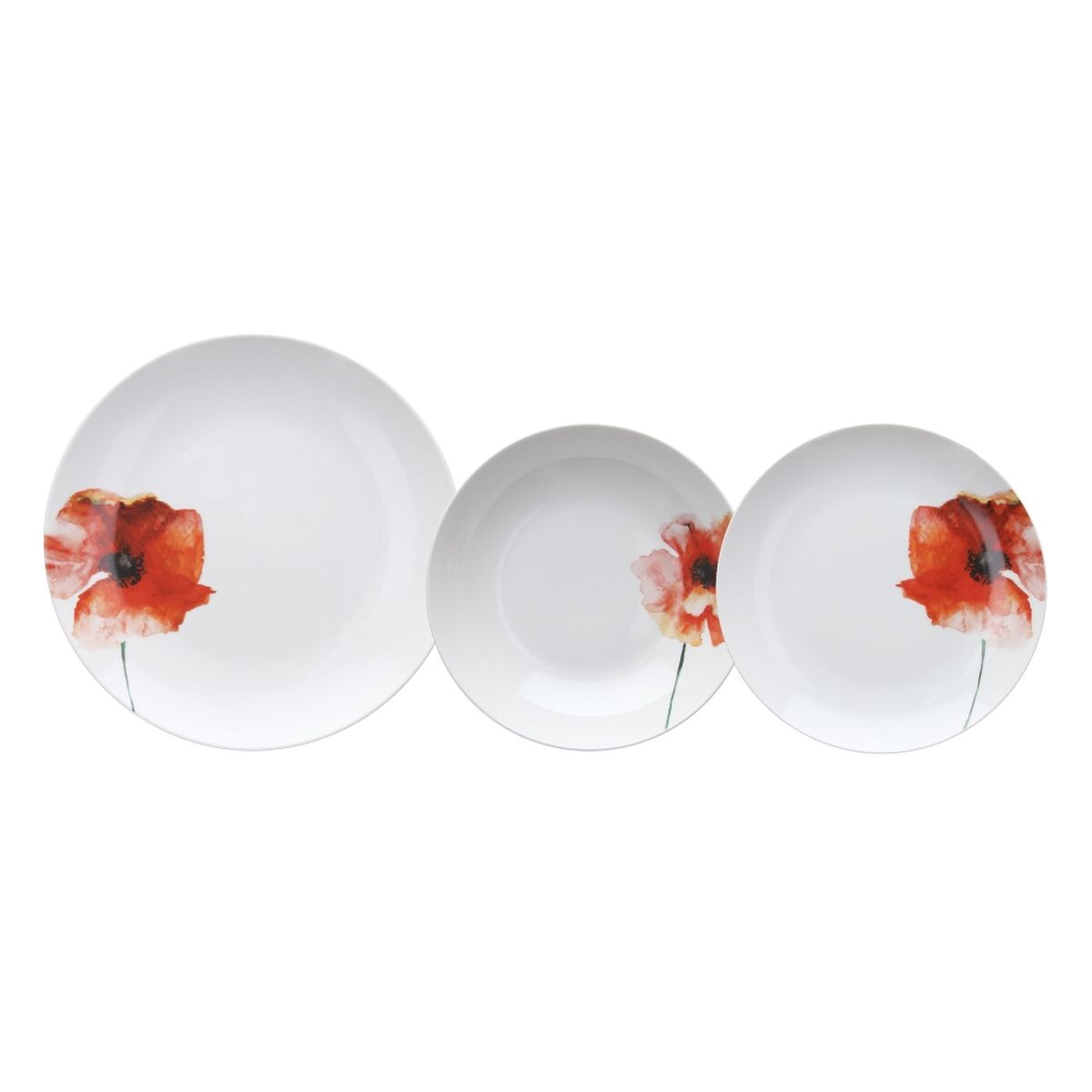 Vajilla 18 Artículos de porcelana 1 cm Mack