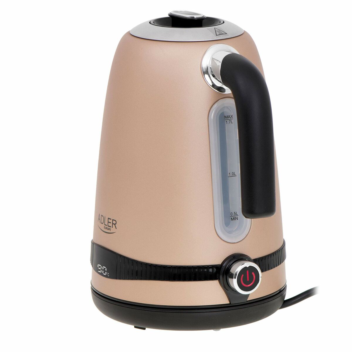 Чайник Adler AD 1295 Бежевый Нержавеющая сталь 2200 W 1850 W 1,7 L-2