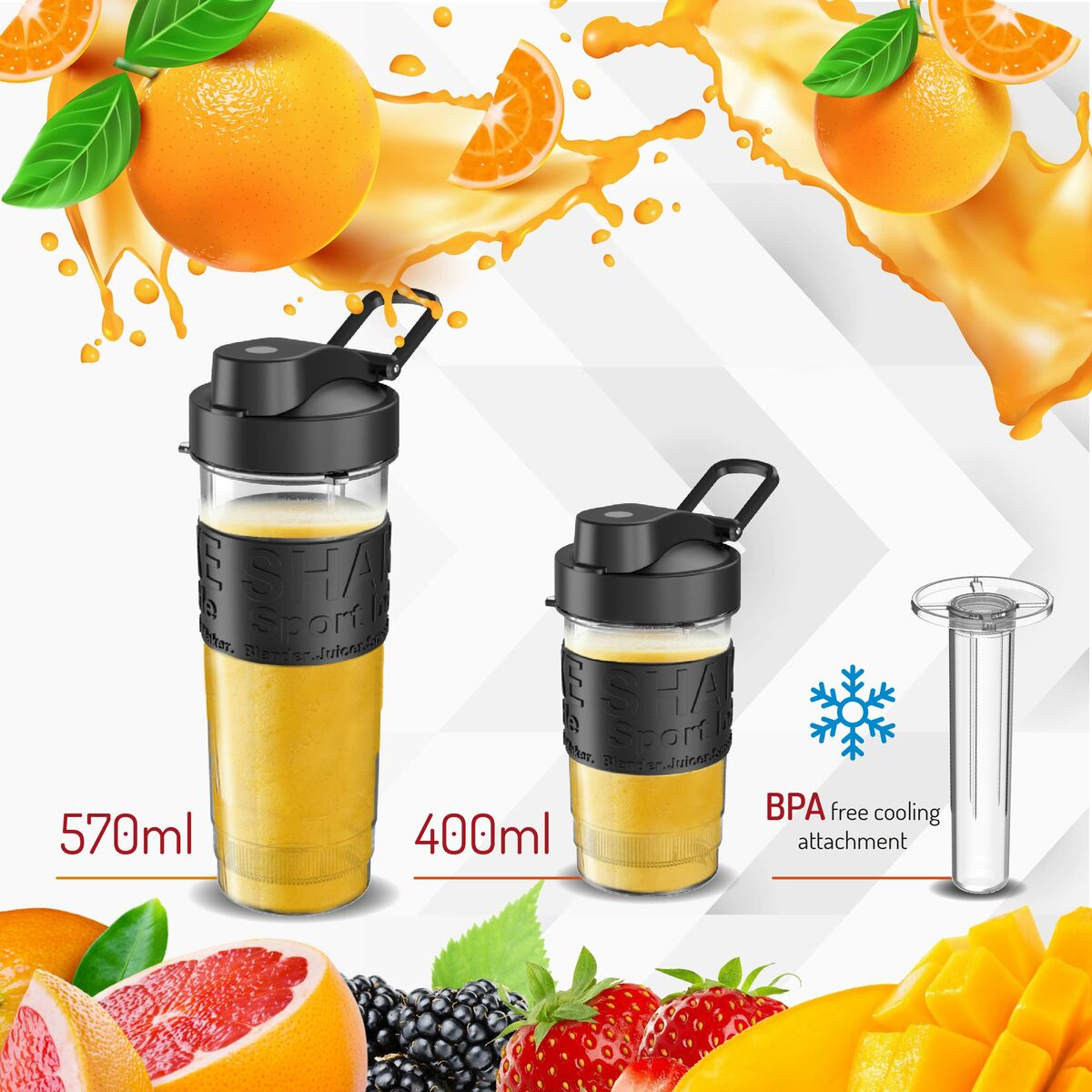 Миксер с колбой Adler AD 4081 Серебристый 500 W 0,5 L-2