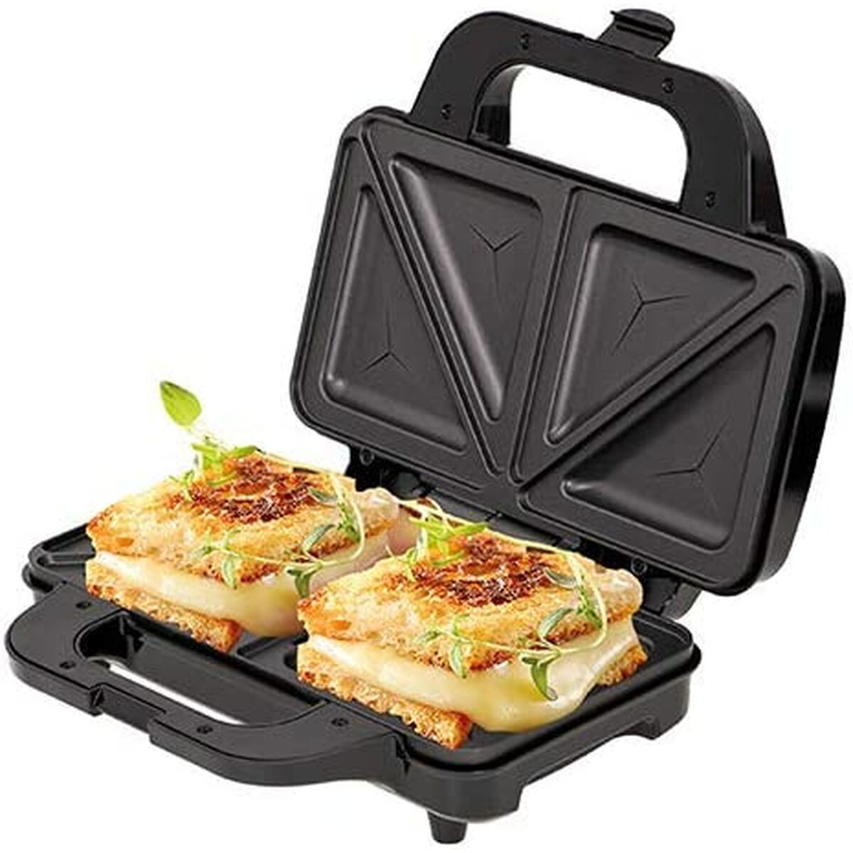 Бутербродница Adler AD 3043 Чёрный Разноцветный 1300 W-4