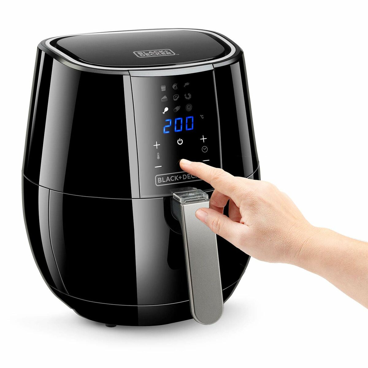 Аэрофритюрница Black & Decker BXAF3500E Чёрный 1500 W 3,5 L-6