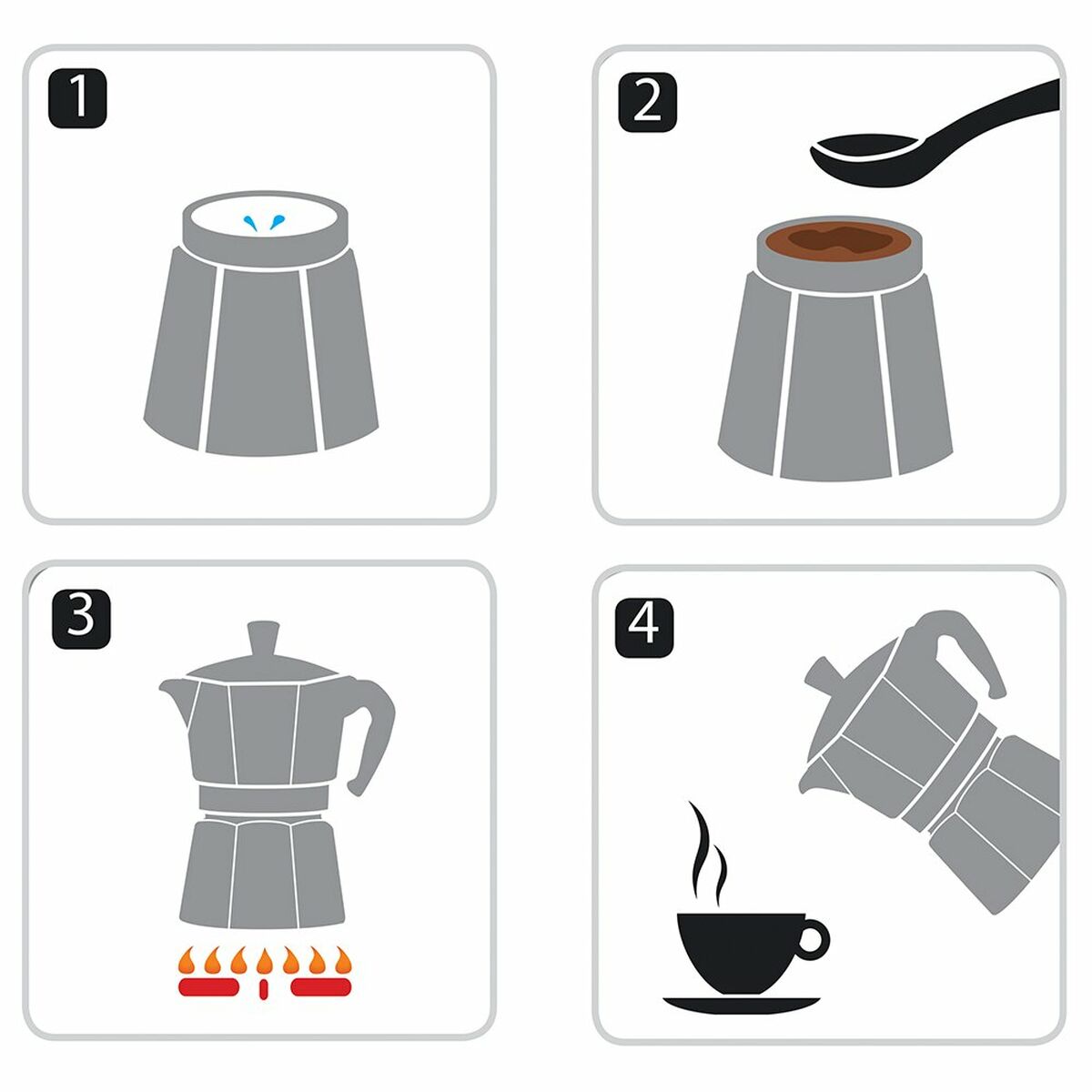 Итальяндық Bialetti Алюминий Кофе-5