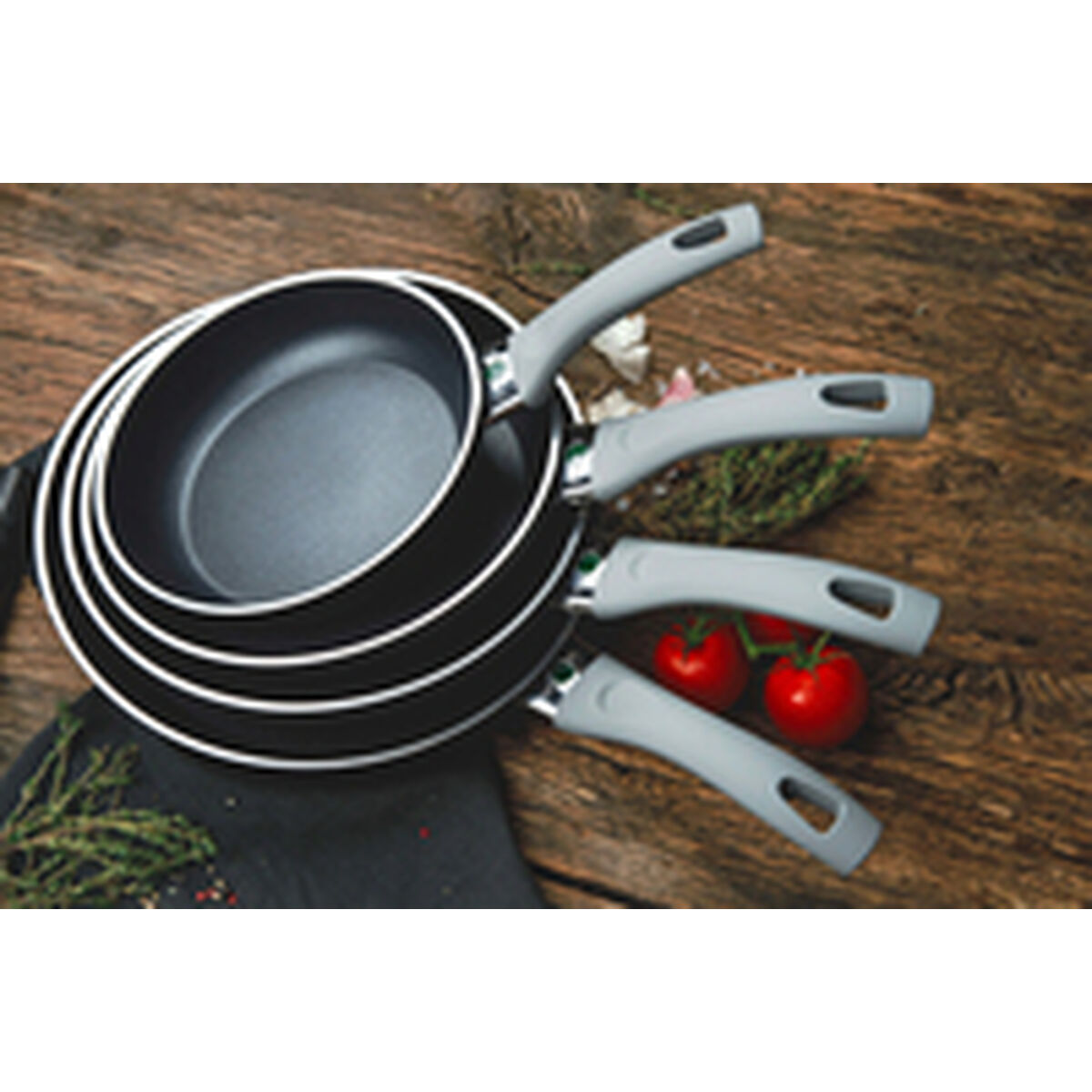 Сковорода Ballarini 75003-049-0 Чёрный Алюминий 1 Предметы Ø 24 cm-6