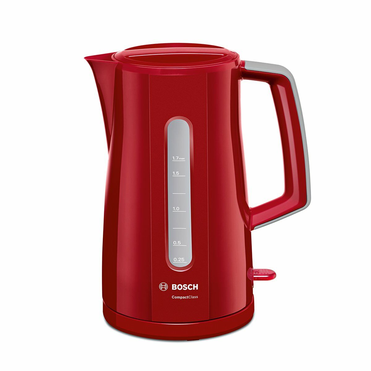 Чайник BOSCH TWK3A014 Красный да Нержавеющая сталь Пластик Пластик/Нержавеющая сталь 2400 W 1,7 L-8