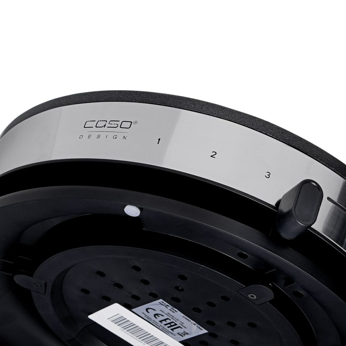 Panqueca CASO CM 1300 Preto Prata Cinza-3