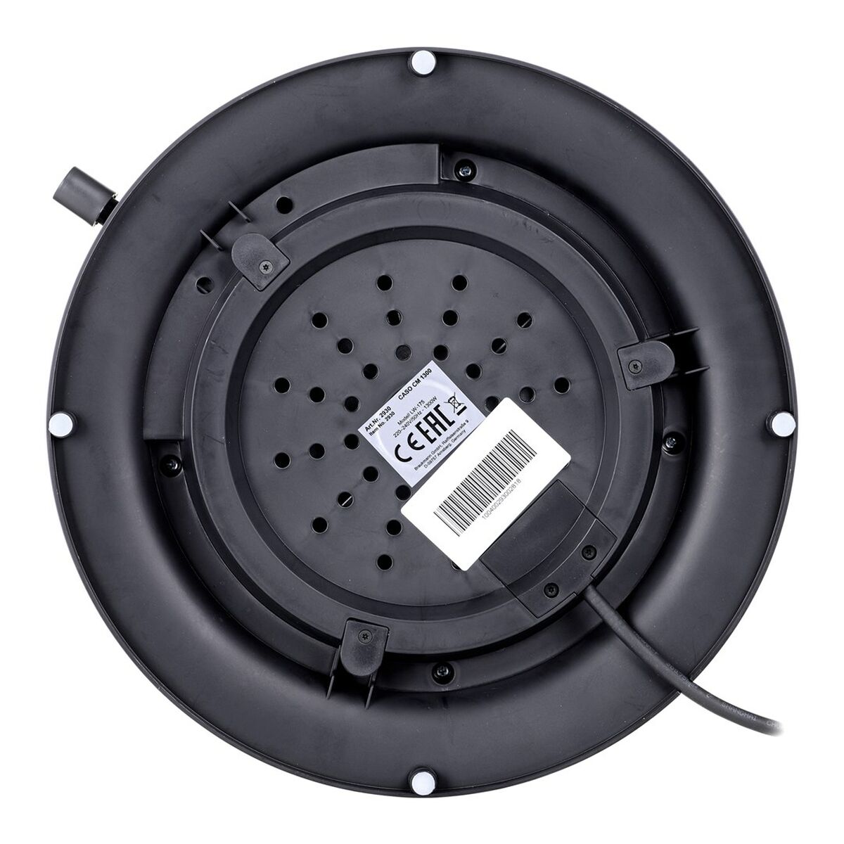 Panqueca CASO CM 1300 Preto Prata Cinza-4
