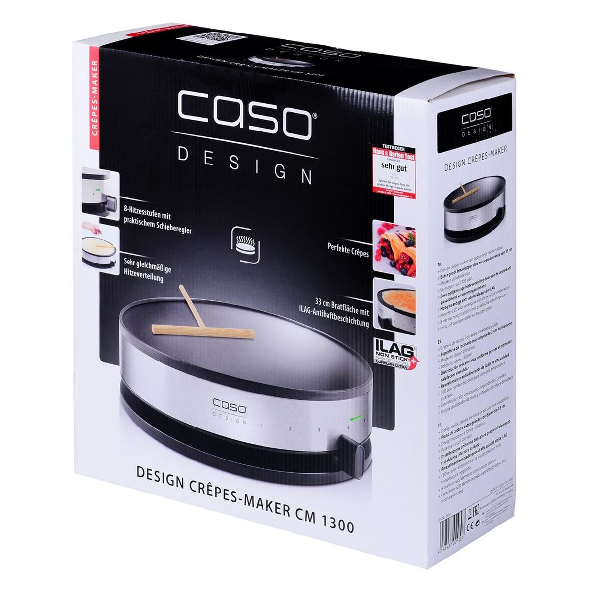 Panqueca CASO CM 1300 Preto Prata Cinza-7