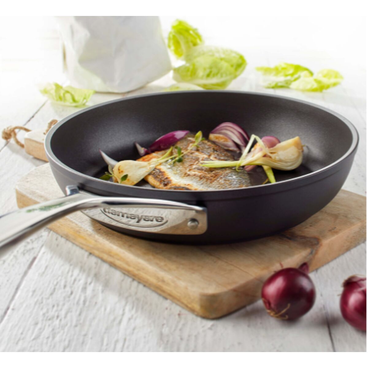 Frying Pan Demeyere 40851-048-0 Black Steel Stainless Steel Aluminum Ø 28 cm-3