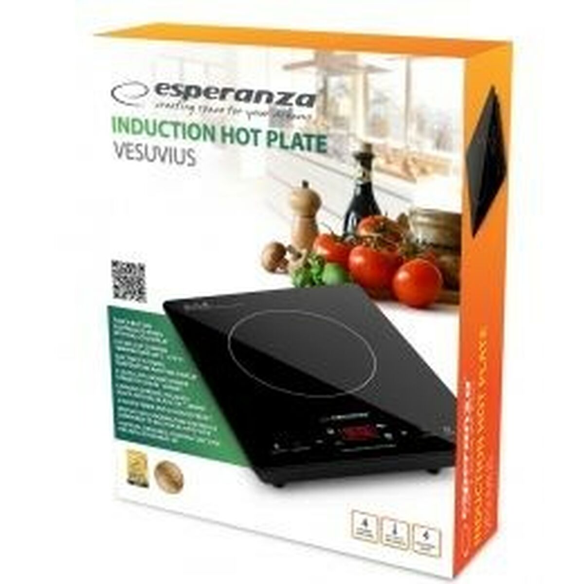 Индукционная Панель Esperanza EKH009 28 cm 2000 W-2