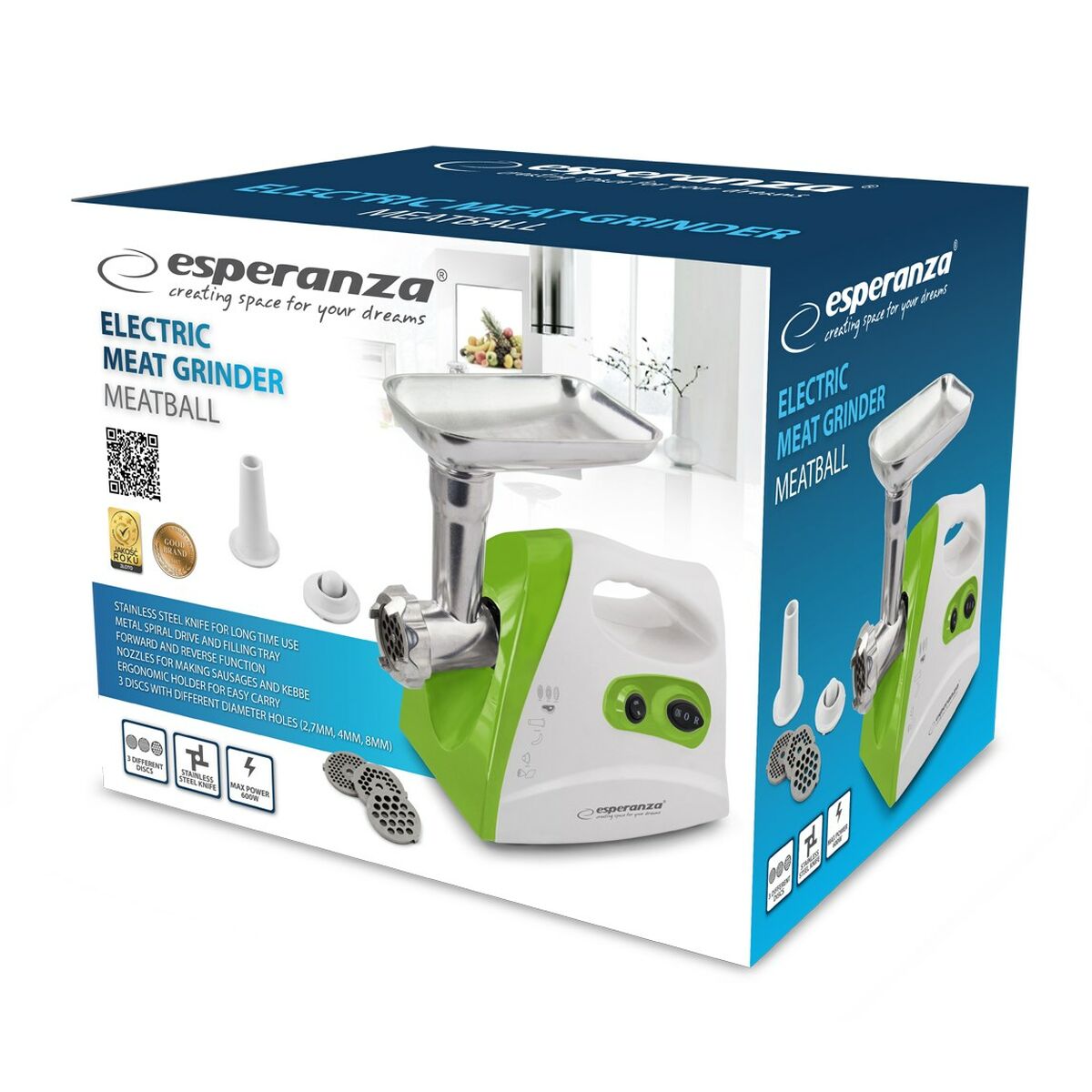 Мясорубка Esperanza EKM012G 600 W-2