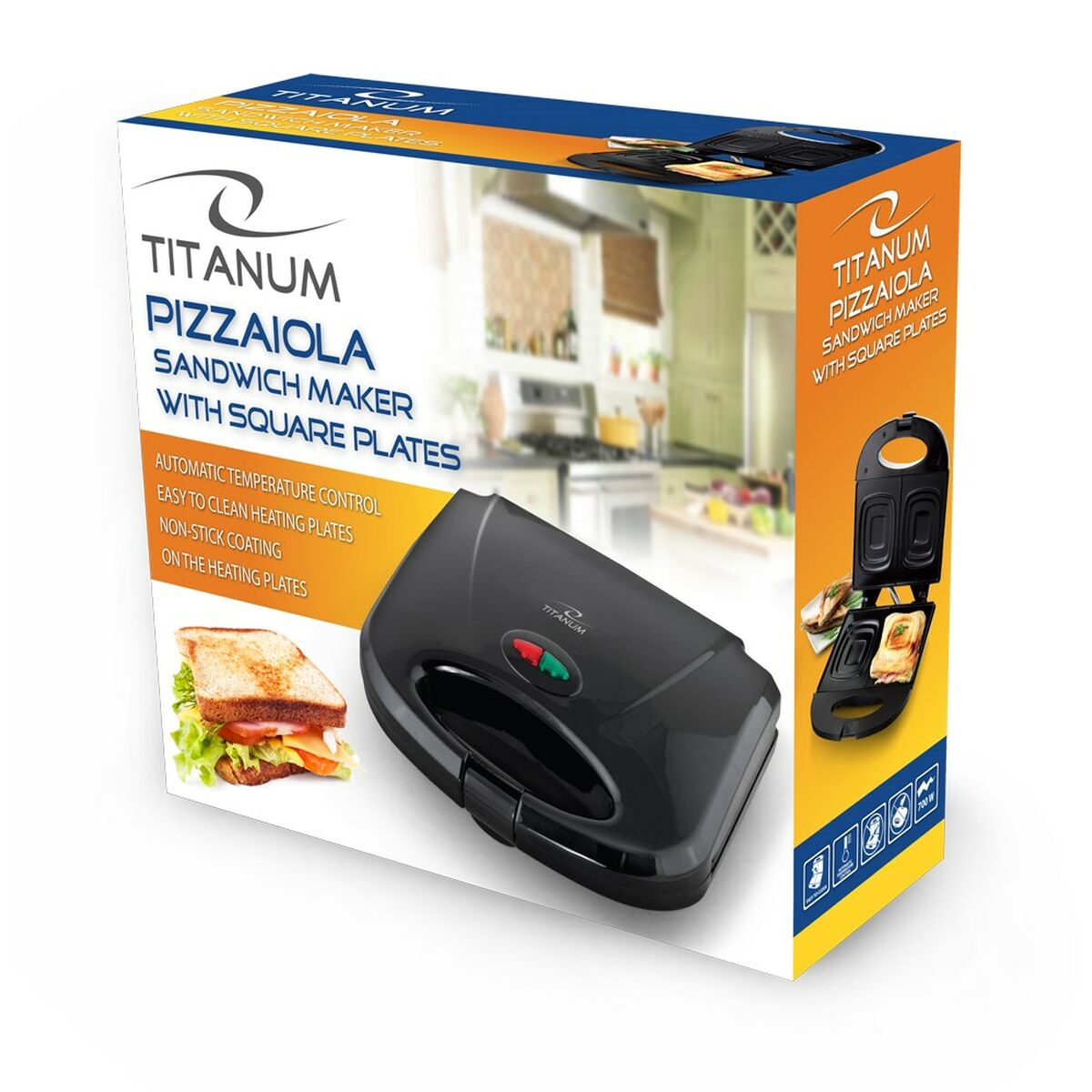 Бутербродница Esperanza TKT005K Чёрный 700 W-4