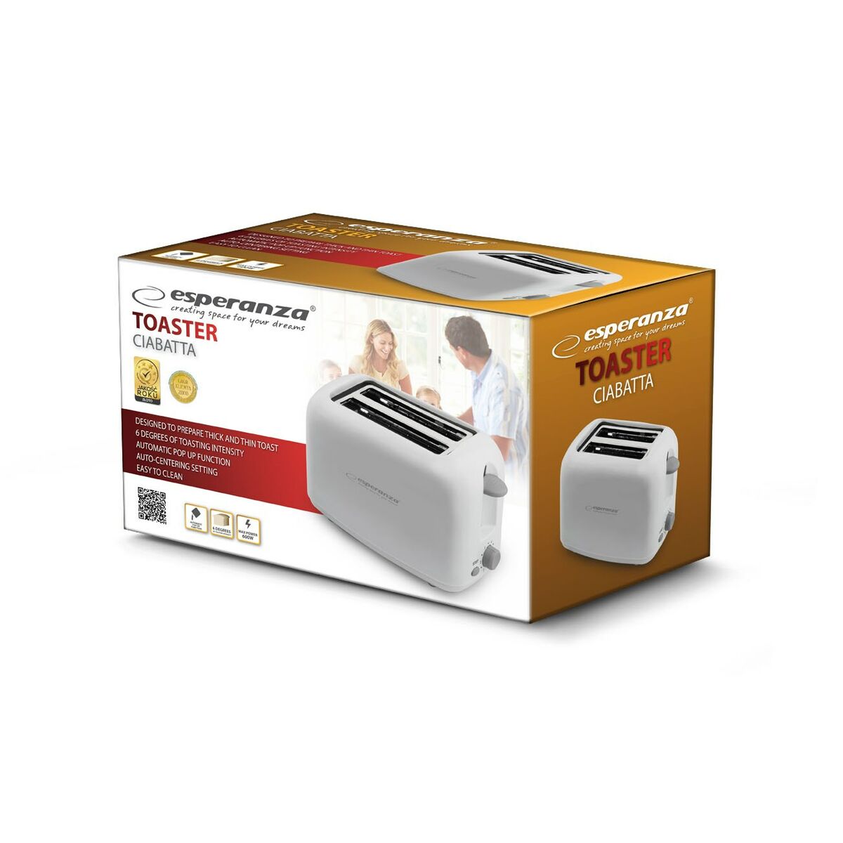 Тостер Esperanza EKT002 600 W-3