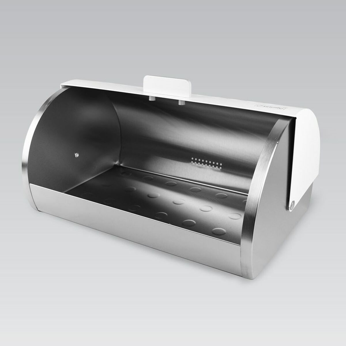 Bread Bowl Feel Maestro MR-1676 White Silver Steel Stainless Steel-2