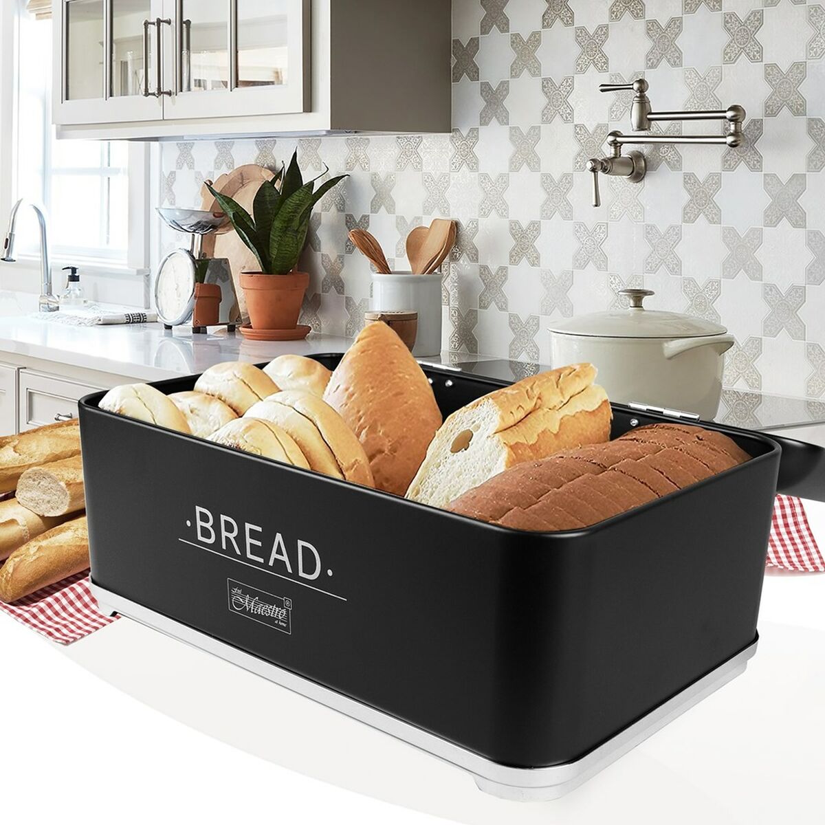 Bread maker Feel Maestro MR-1677-AR White/Black Stainless Steel 34.5 x 16.5 x 25 cm-2