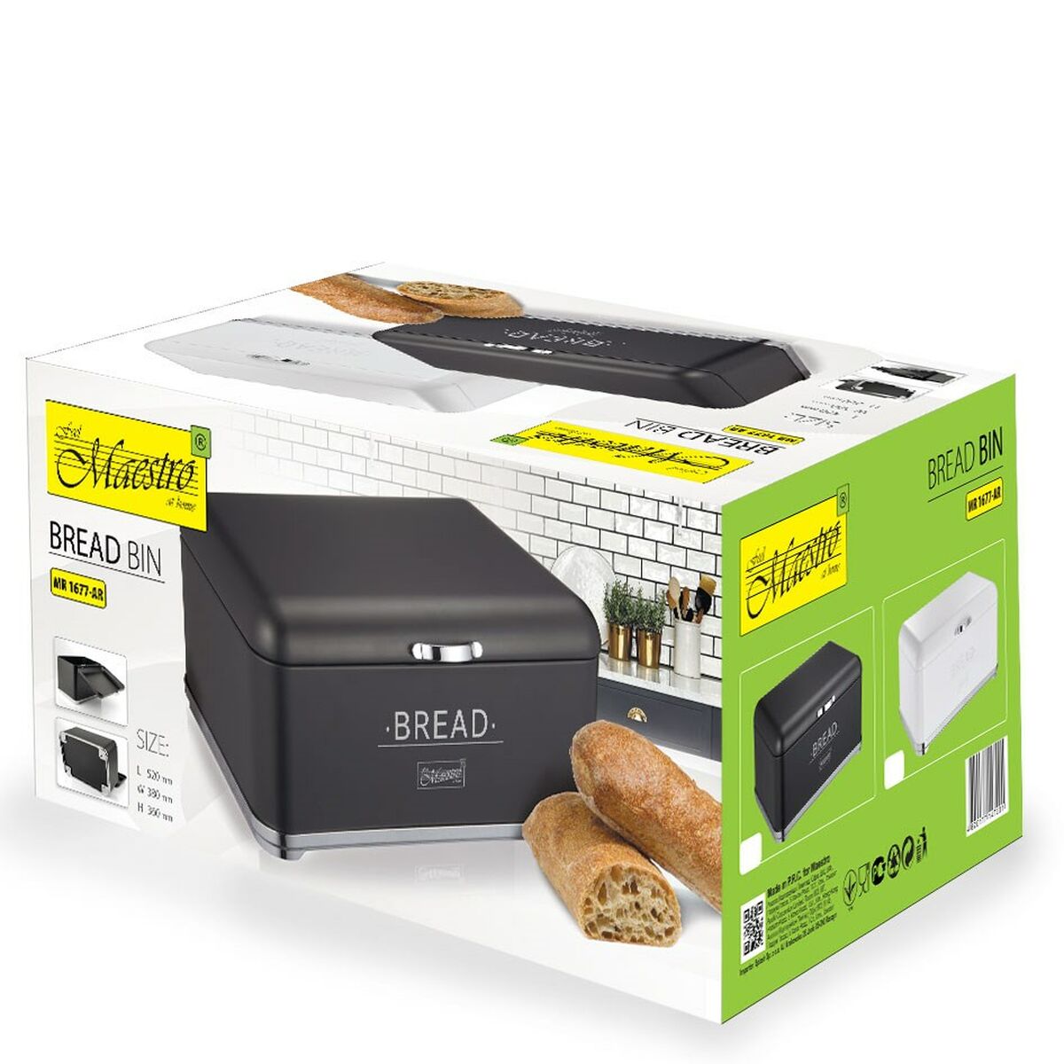 Bread maker Feel Maestro MR-1677-AR White/Black Stainless Steel 34.5 x 16.5 x 25 cm-3