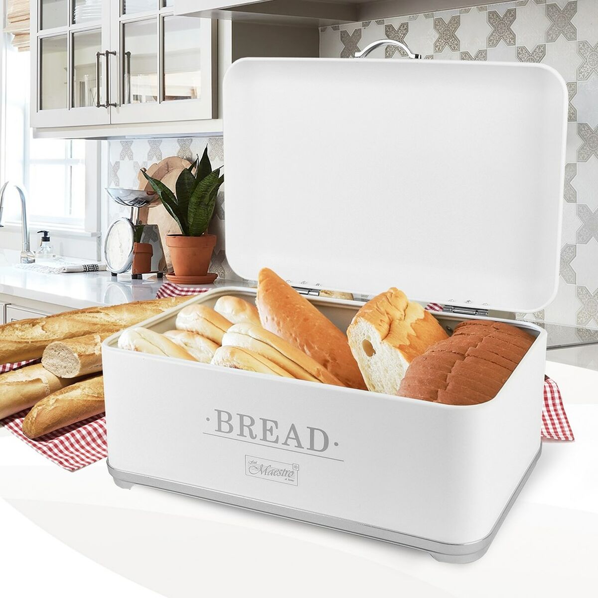 Bread maker Feel Maestro MR-1677-AR-W White Stainless Steel 34 x 16 x 22 cm-2