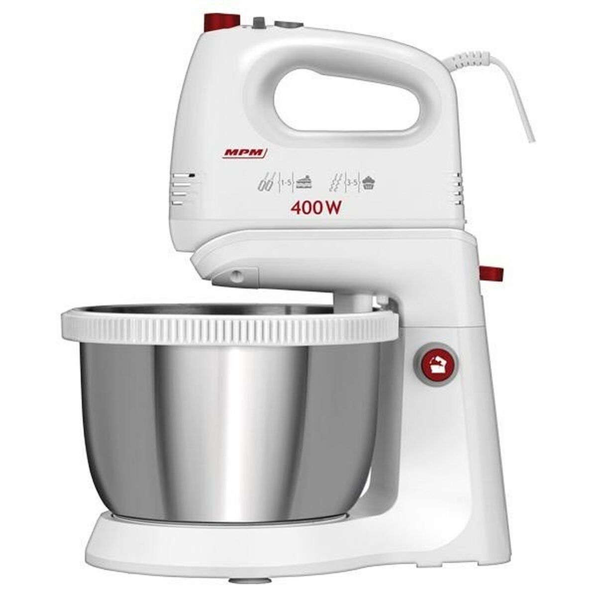 Миксер с колбой Mpm MMR-21Z Серебристый 400 W-2