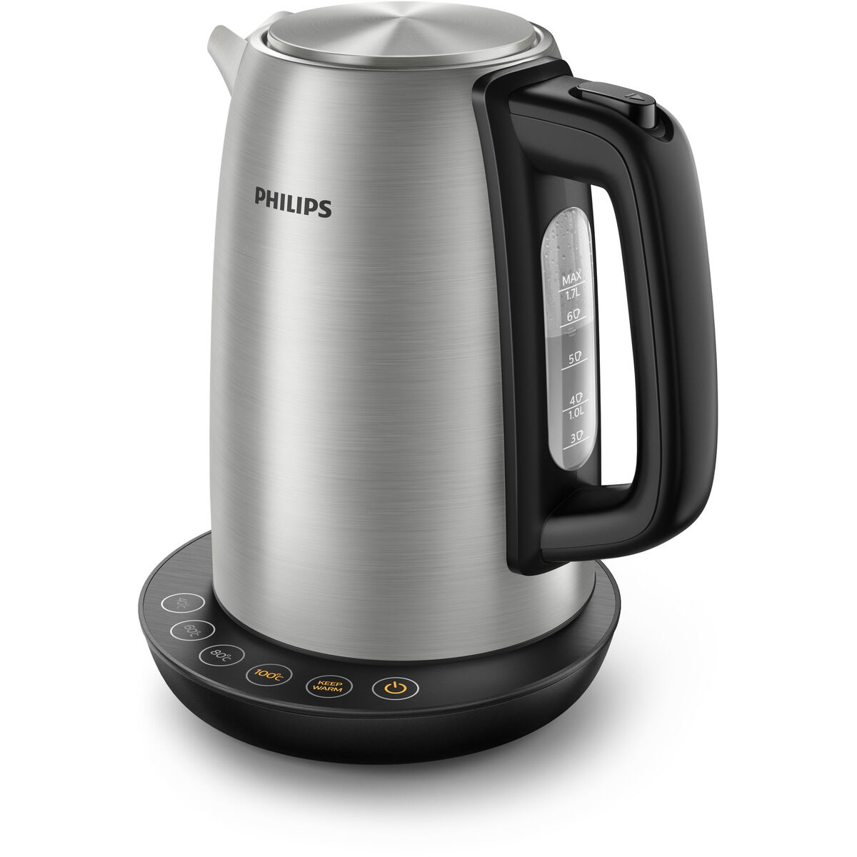 Чайник Philips HD9359/90 Нержавіюча сталь 2200 W Чорний Металевий 1,7 L-3