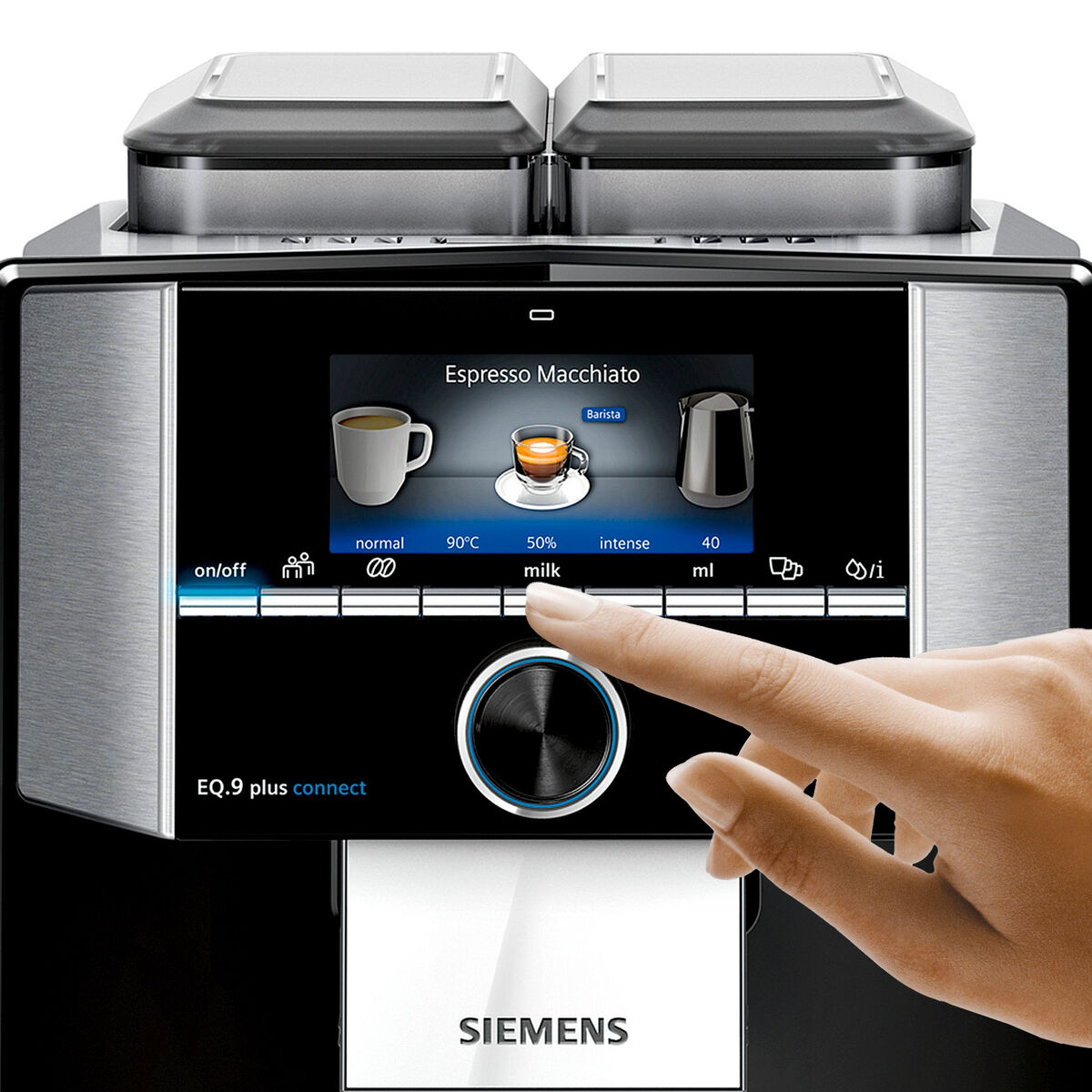 Super-traumatische Kaffeemaschine Siemens AG s700 Schwarz ja 1500 W 19 bar 2,3 L 2 Tassen-5