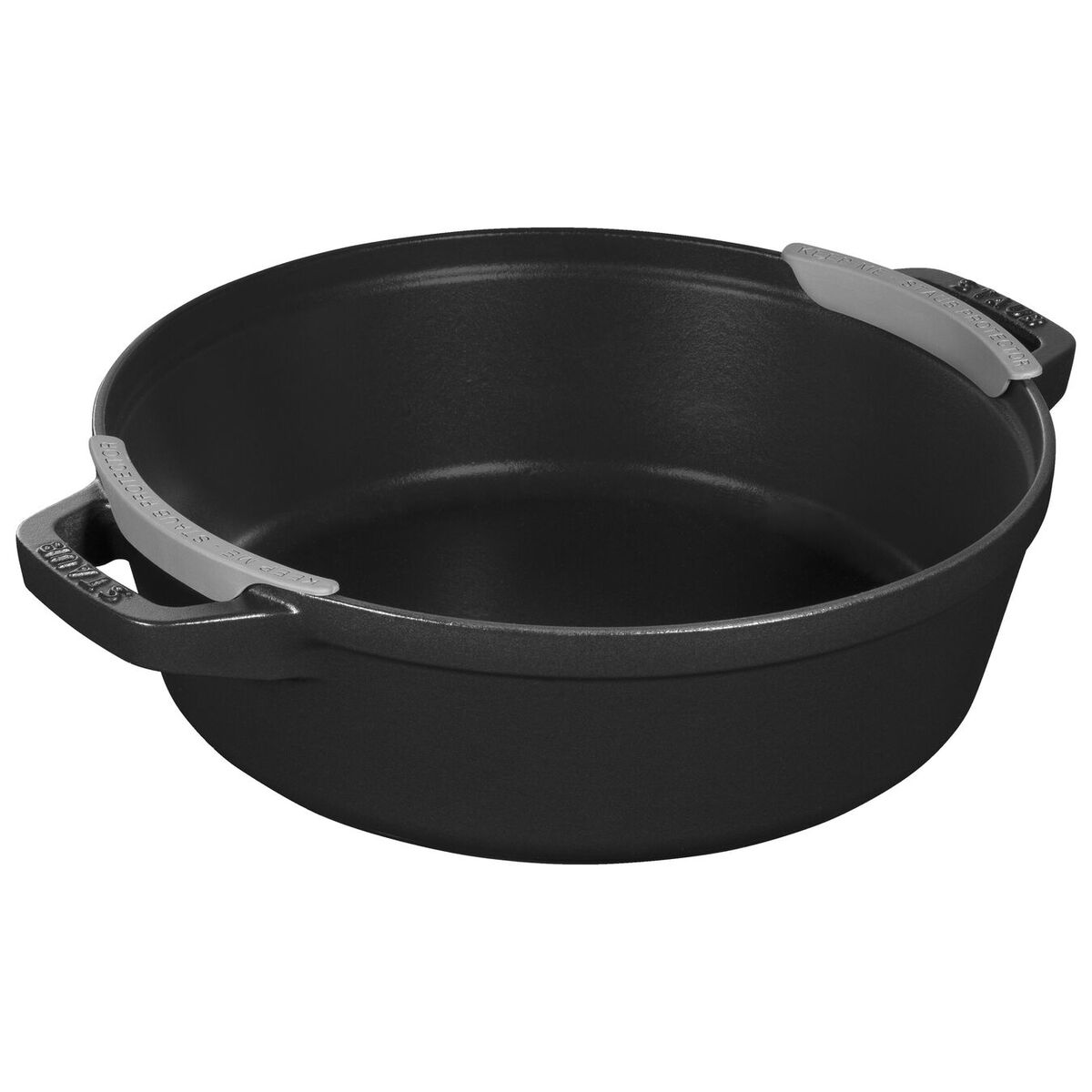 Pan Zwilling La Cocotte Black Cast Iron 1 Items Ø 24 cm 1 kg 4.2 L (1 piece)-5