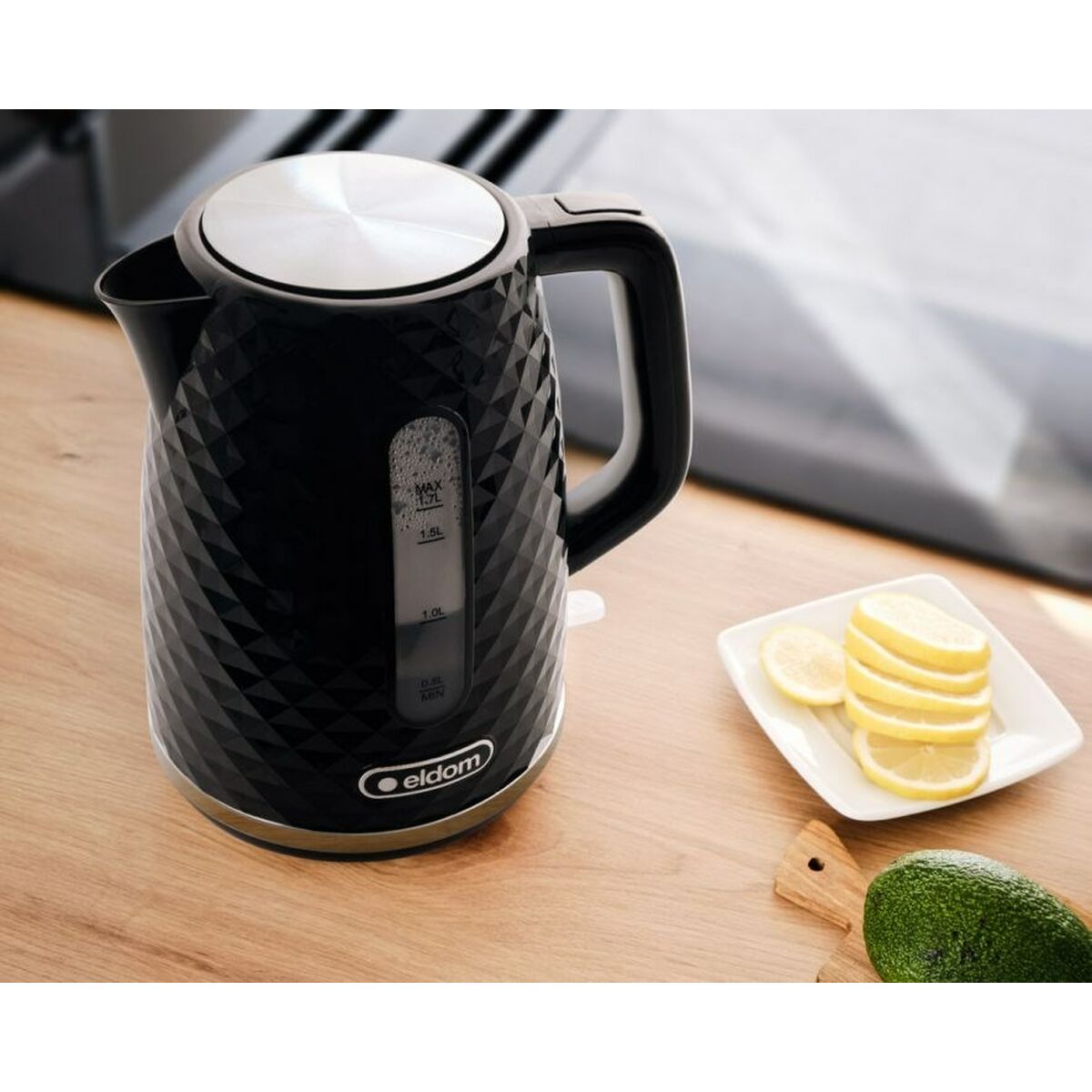 Eldom C280C Қара шәйнек 2200 W 1,7 L-7