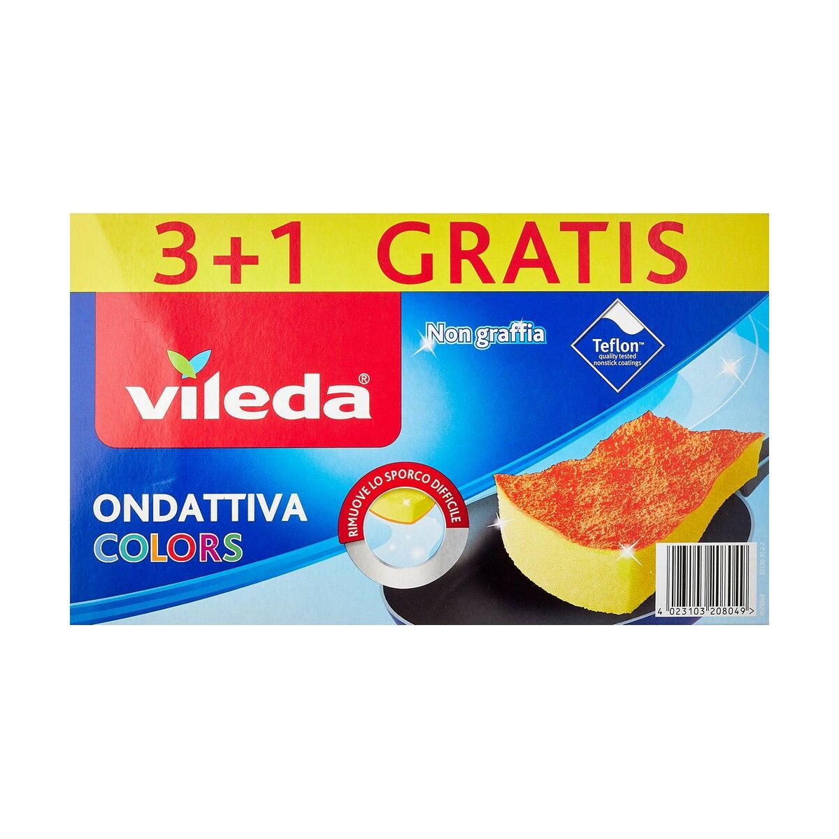 Skin Vileda 169492 Yellow Blue Green Multicolored Orange Pink Polyurethane (4 Items)-8