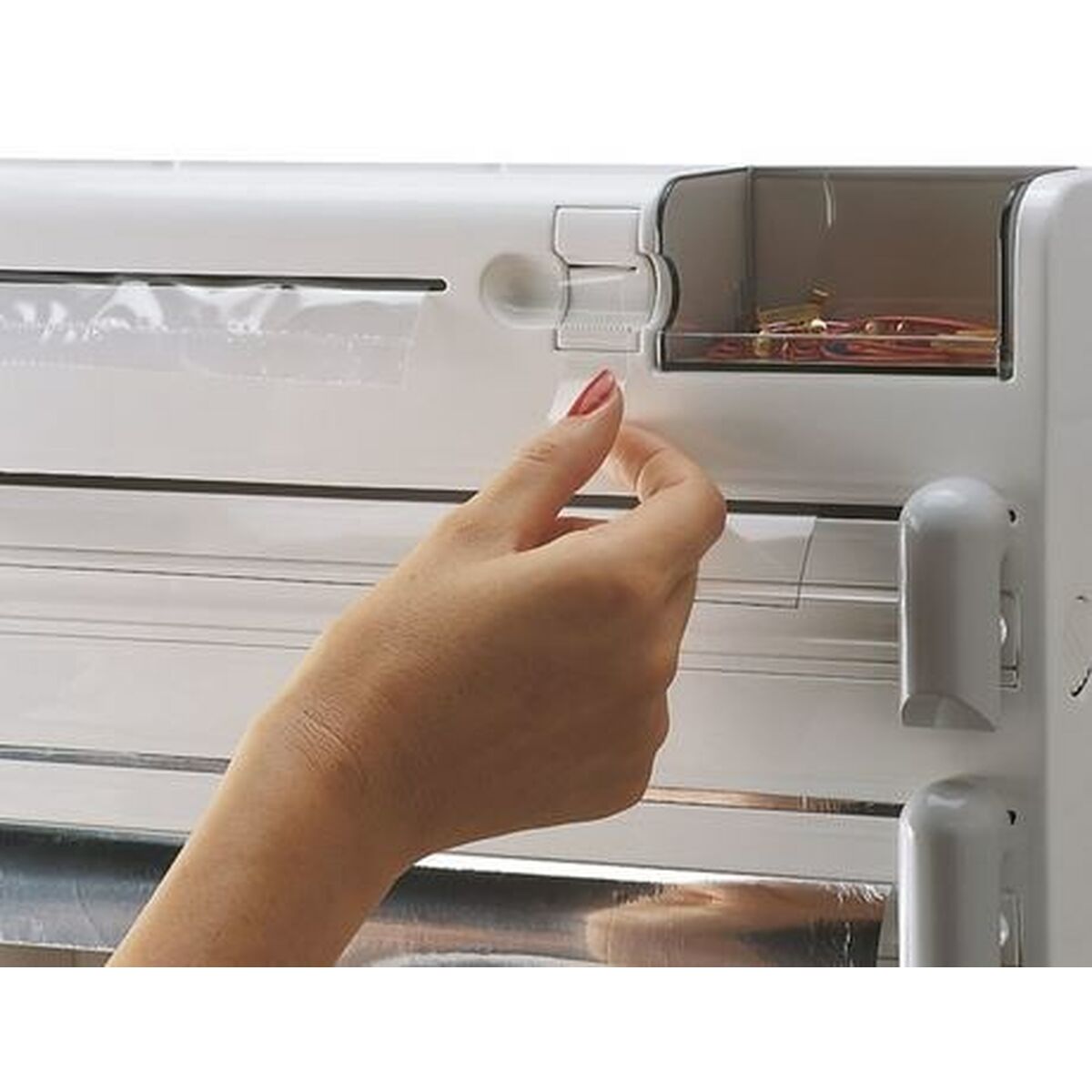 Leifheit Kitchen Paper Holder 25723 White Plastic-2