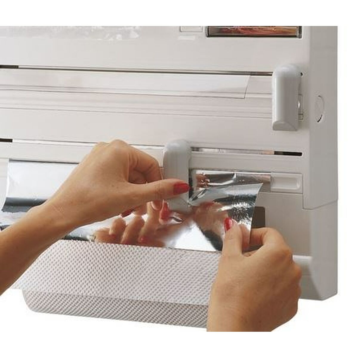 Leifheit Kitchen Paper Holder 25723 White Plastic-4